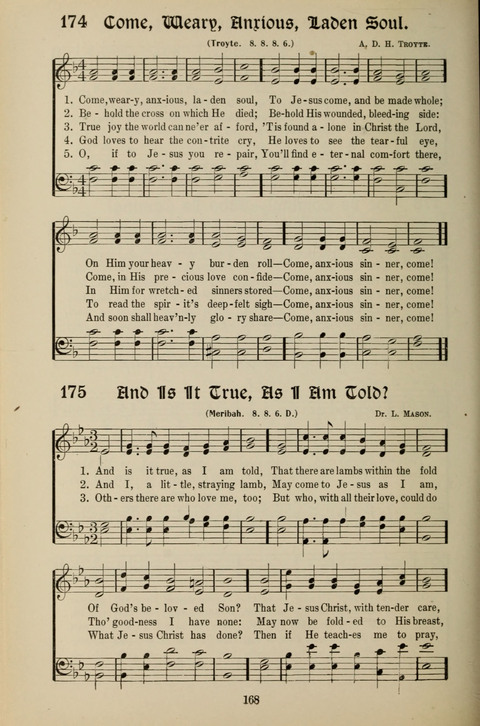 Messages of Love Hymn Book: for Gospel, Sunday School, Special Services and Home Singing page 166