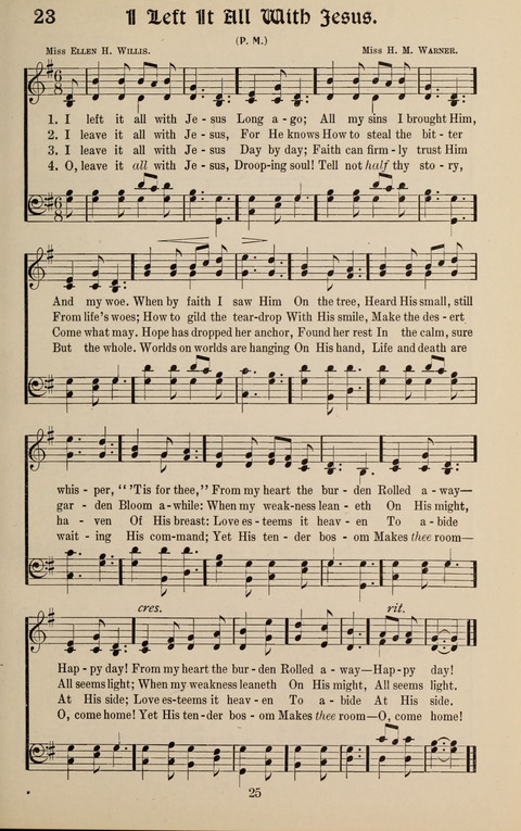 Messages of Love Hymn Book: for Gospel, Sunday School, Special Services and Home Singing page 23