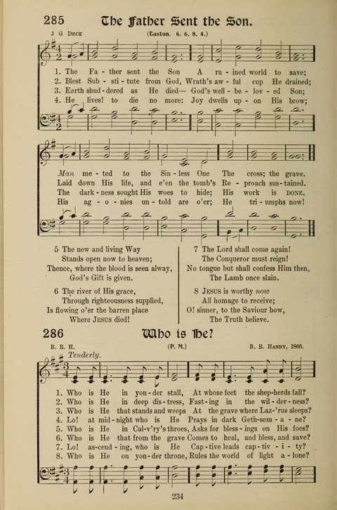 Messages of Love Hymn Book: for Gospel, Sunday School, Special Services and Home Singing page 232