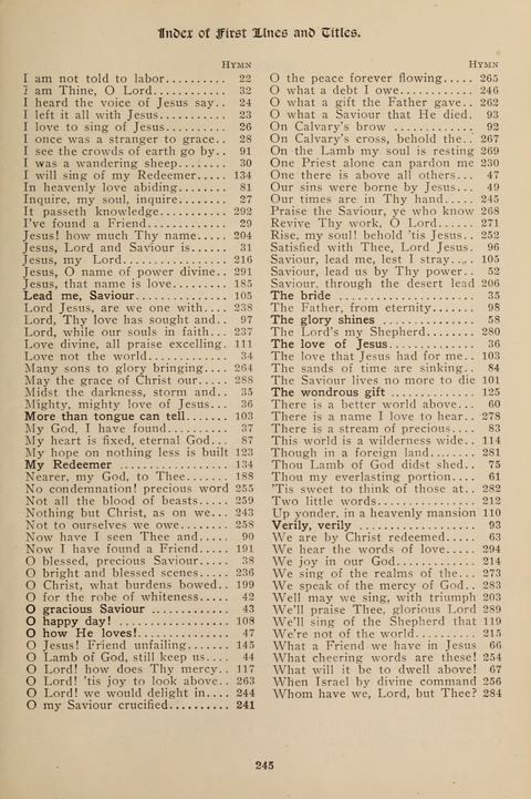 Messages of Love Hymn Book: for Gospel, Sunday School, Special Services and Home Singing page 243