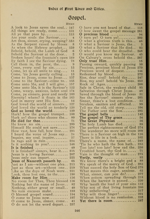 Messages of Love Hymn Book: for Gospel, Sunday School, Special Services and Home Singing page 244