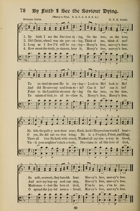 Messages of Love Hymn Book: for Gospel, Sunday School, Special Services and Home Singing page 78