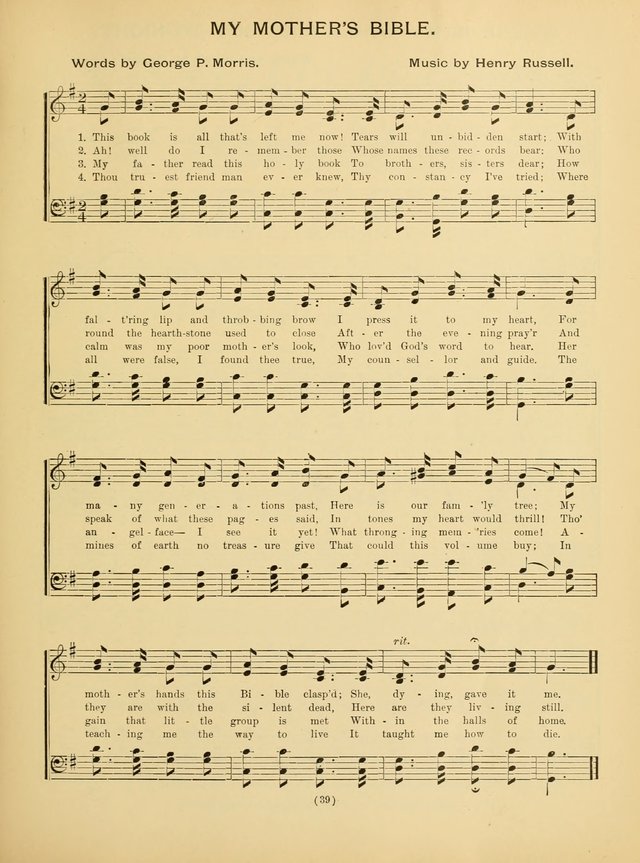 The Most Popular Hymns page 39