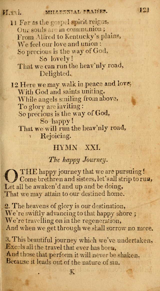 Millennial Praises: containing a collection of gospel hymns, in four parts; adapted to the day of Christ