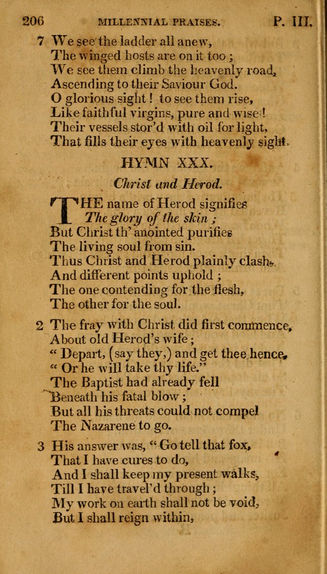 Millennial Praises: containing a collection of gospel hymns, in four parts; adapted to the day of Christ