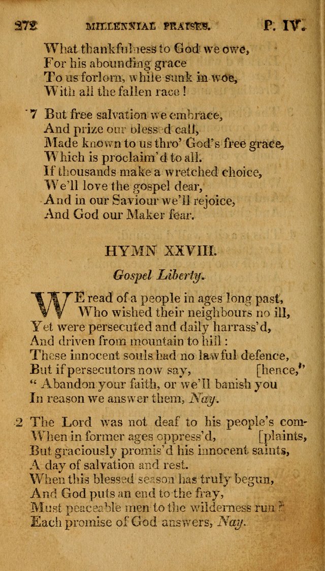 Millennial Praises: containing a collection of gospel hymns, in four parts; adapted to the day of Christ