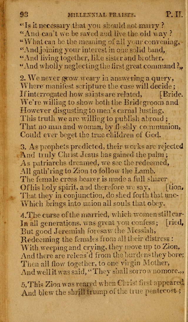 Millennial Praises: containing a collection of gospel hymns, in four parts; adapted to the day of Christ