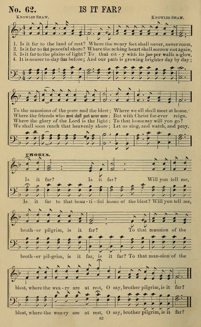 The Morning Star: a collection of new sacred songs, for the Sunday school, prayer meeting, and the social circle page 63