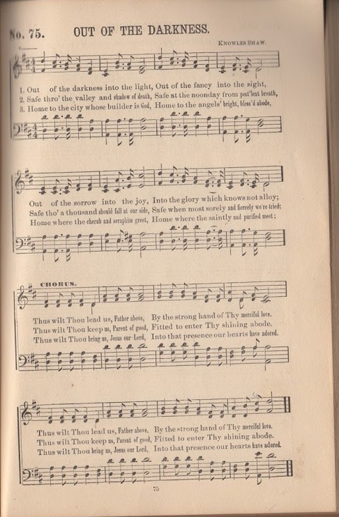 The Morning Star: a collection of new sacred songs, for the Sunday school, prayer meeting, and the social circle page 76