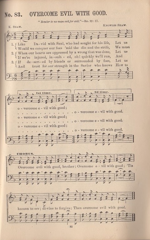 The Morning Star: a collection of new sacred songs, for the Sunday school, prayer meeting, and the social circle page 84