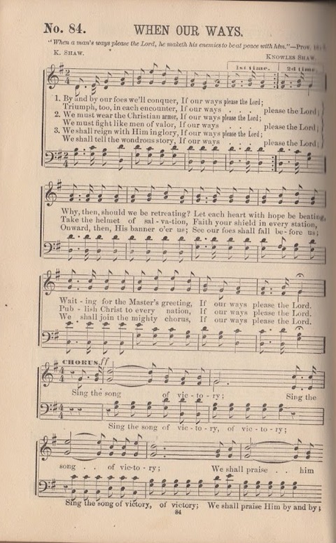 The Morning Star: a collection of new sacred songs, for the Sunday school, prayer meeting, and the social circle page 85