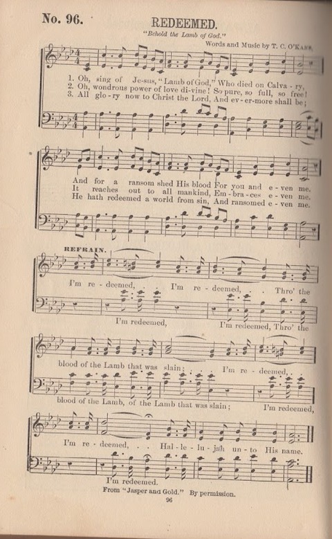 The Morning Star: a collection of new sacred songs, for the Sunday school, prayer meeting, and the social circle page 97