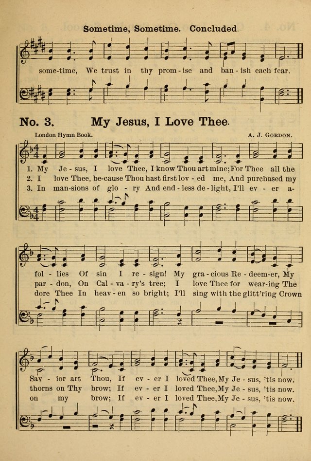 The Message in Song: for use in Sunday schools, young people