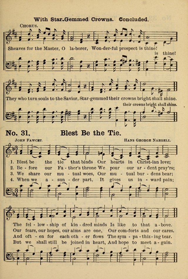 The Message in Song: for use in Sunday schools, young people