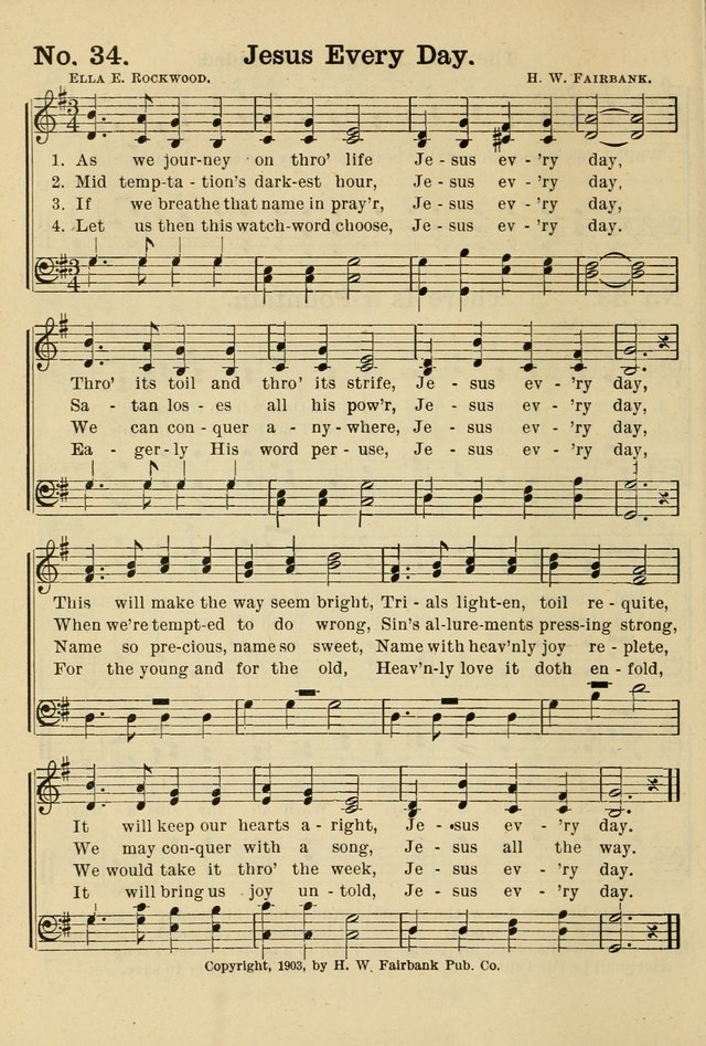 The Message in Song: for use in Sunday schools, young people
