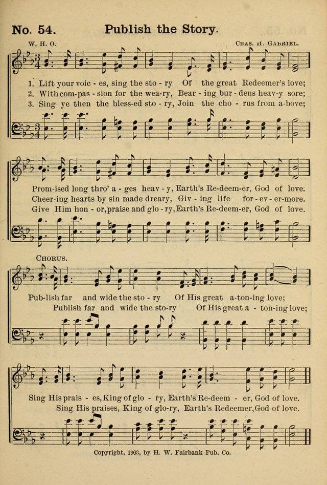 The Message in Song: for use in Sunday schools, young people