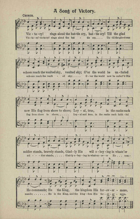 Ministry in Song: A new collection of songs for all relgious services especially arranged for Sunday schools, Epworth Leagues, prayer meetings and revivals page 145