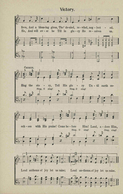 Ministry in Song: A new collection of songs for all relgious services especially arranged for Sunday schools, Epworth Leagues, prayer meetings and revivals page 147