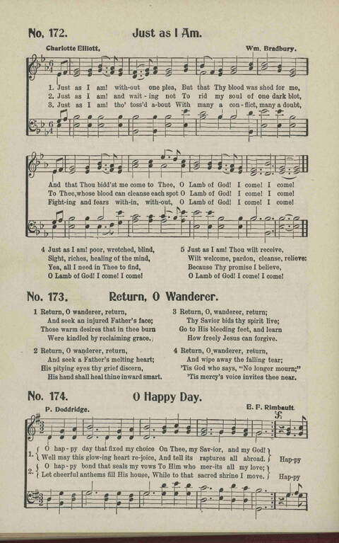 Ministry in Song: A new collection of songs for all relgious services especially arranged for Sunday schools, Epworth Leagues, prayer meetings and revivals page 170