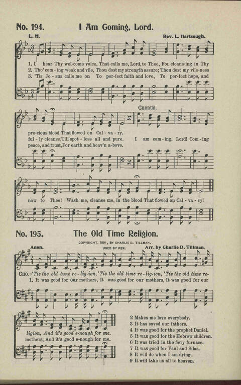 Ministry in Song: A new collection of songs for all relgious services especially arranged for Sunday schools, Epworth Leagues, prayer meetings and revivals page 182