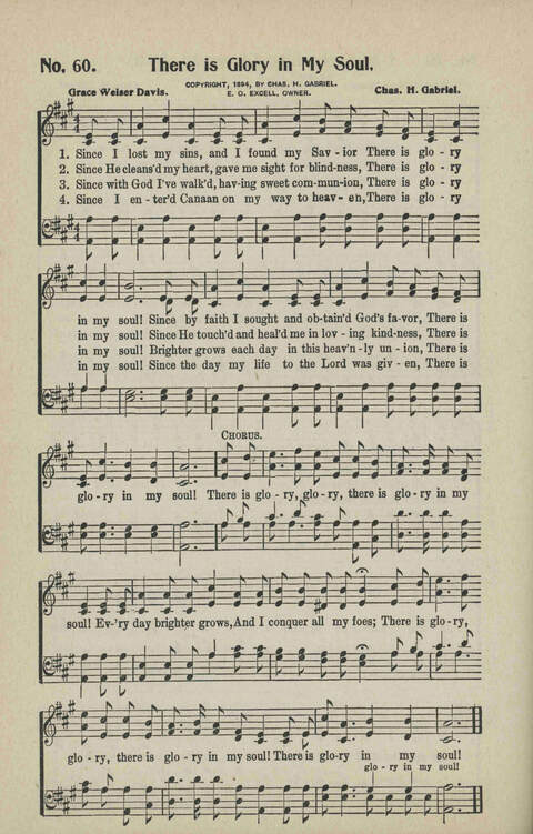 Ministry in Song: A new collection of songs for all relgious services especially arranged for Sunday schools, Epworth Leagues, prayer meetings and revivals page 60
