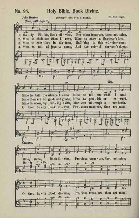 Ministry in Song: A new collection of songs for all relgious services especially arranged for Sunday schools, Epworth Leagues, prayer meetings and revivals page 94