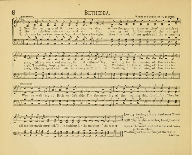 Minnetonka Songs: for Sabbath Schools, compiled especially for the Minnetonka Sabbath-School Assembly page 8