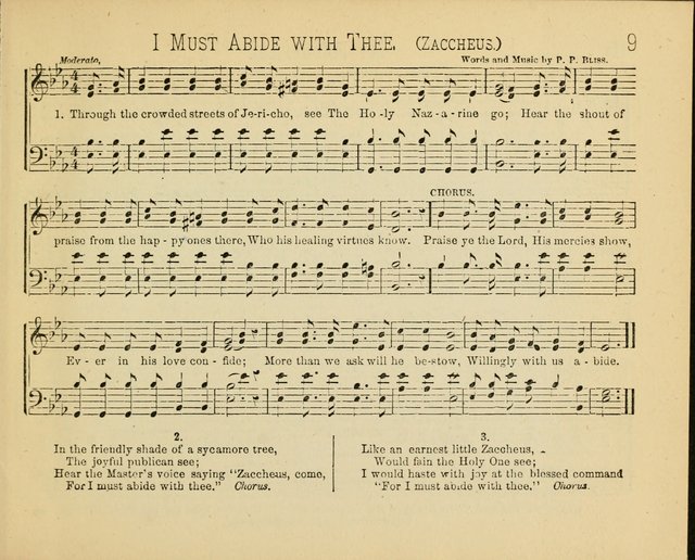 Minnetonka Songs: for Sabbath Schools, compiled especially for the Minnetonka Sabbath-School Assembly page 9