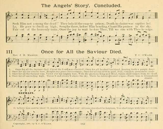 Morning Stars: a collection of sacred hymns and tunes for Sunday schools and other religious gatherings page 120