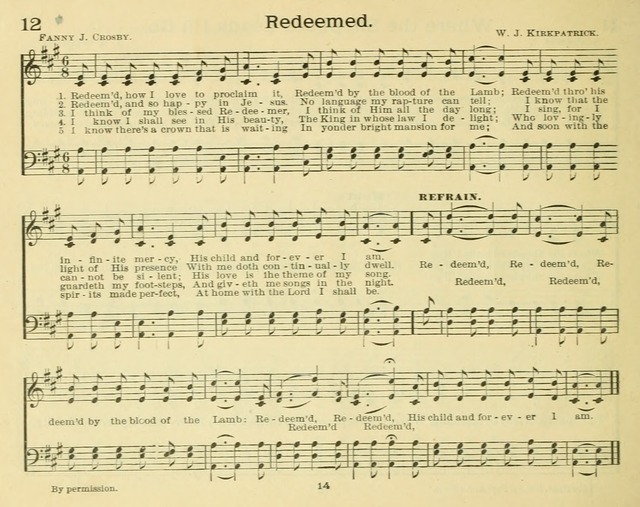 Morning Stars: a collection of sacred hymns and tunes for Sunday schools and other religious gatherings page 19