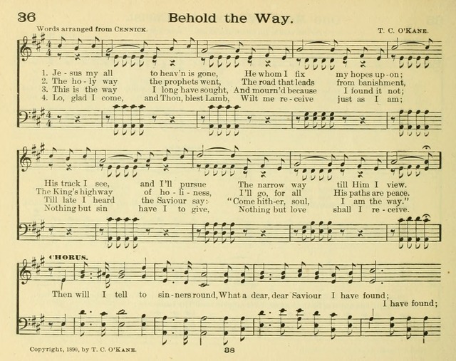 Morning Stars: a collection of sacred hymns and tunes for Sunday schools and other religious gatherings page 43