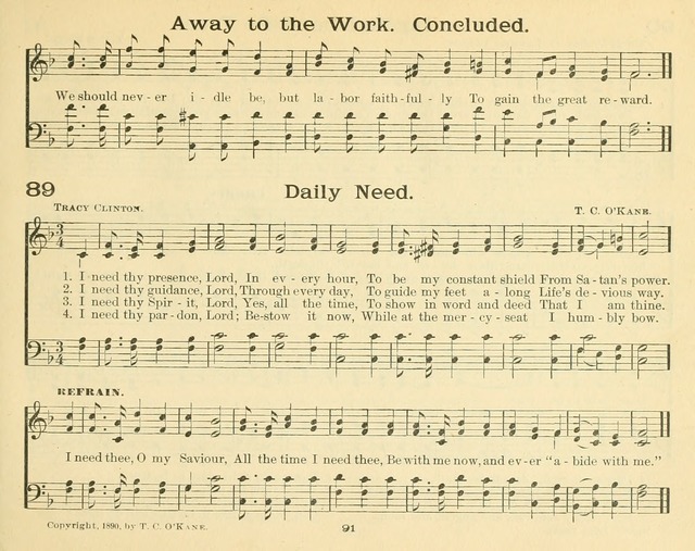 Morning Stars: a collection of sacred hymns and tunes for Sunday schools and other religious gatherings page 98