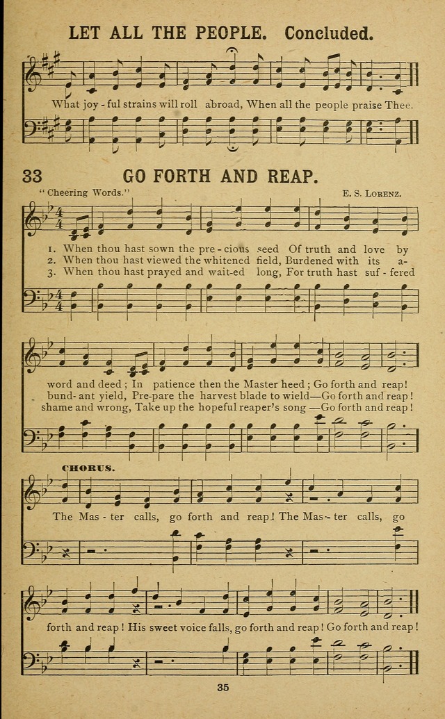 Missionary Songs: for the use of missionary societies, missionary and gleaners