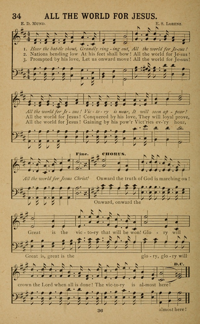 Missionary Songs: for the use of missionary societies, missionary and gleaners