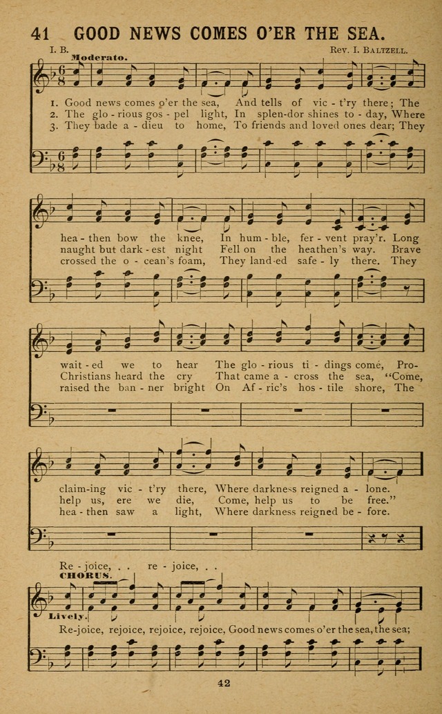 Missionary Songs: for the use of missionary societies, missionary and gleaners