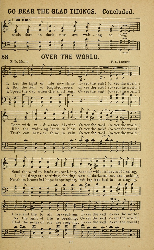 Missionary Songs: for the use of missionary societies, missionary and gleaners