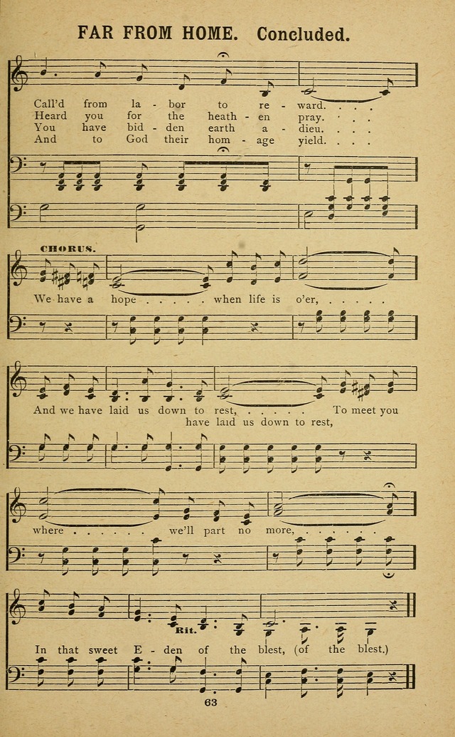 Missionary Songs: for the use of missionary societies, missionary and gleaners