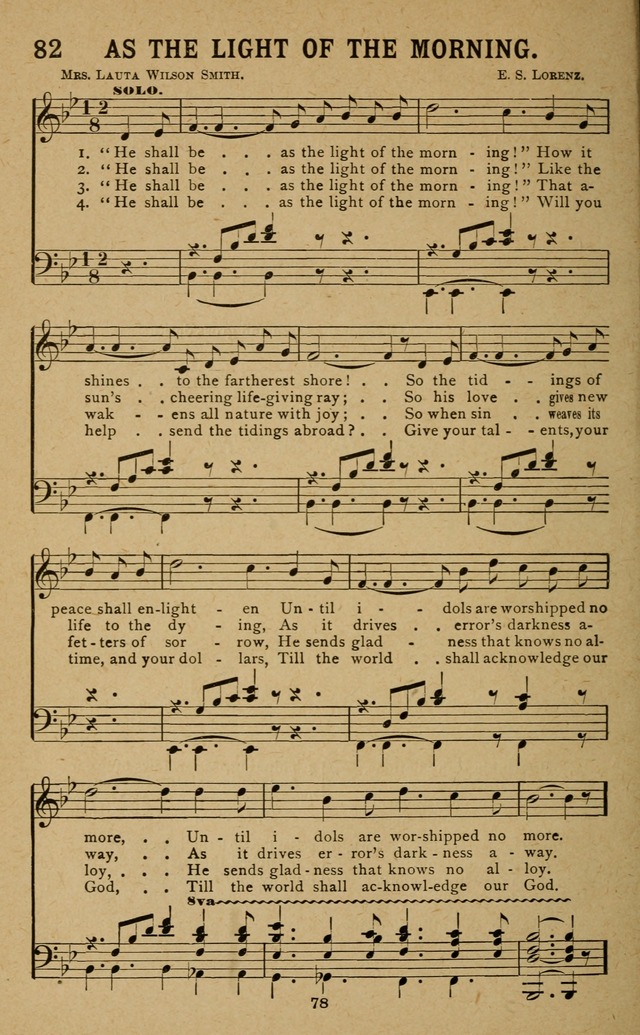 Missionary Songs: for the use of missionary societies, missionary and gleaners
