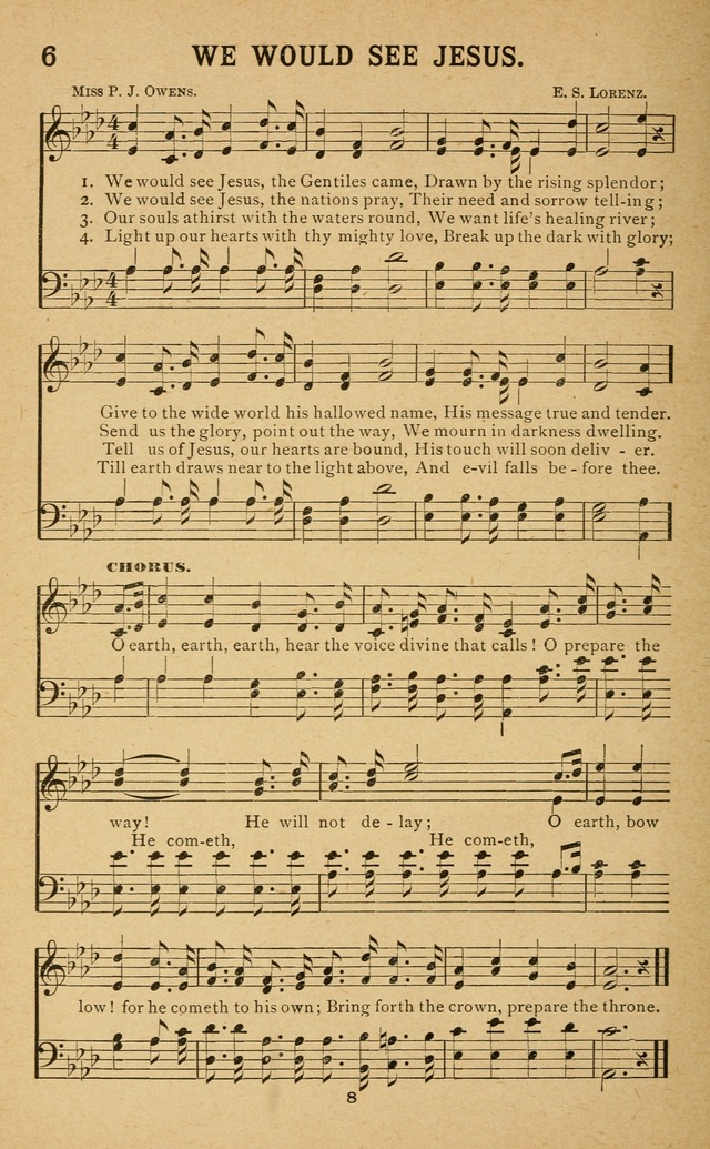 Missionary Songs: for the use of missionary societies, missionary and gleaners