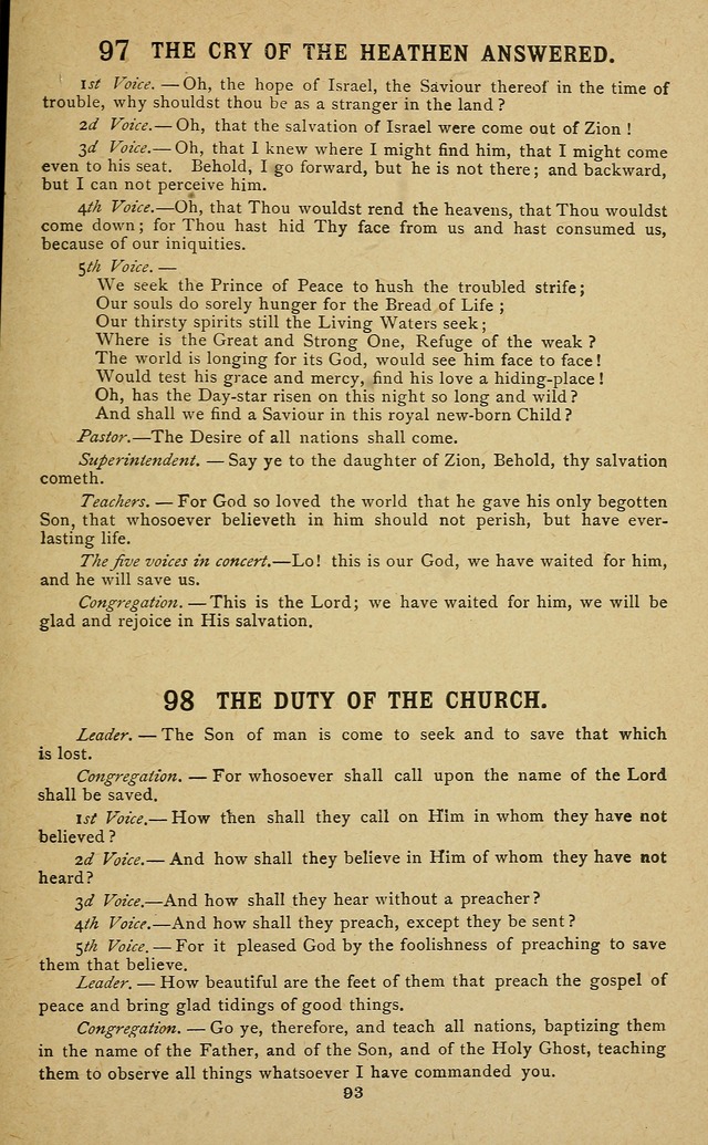 Missionary Songs: for the use of missionary societies, missionary and gleaners