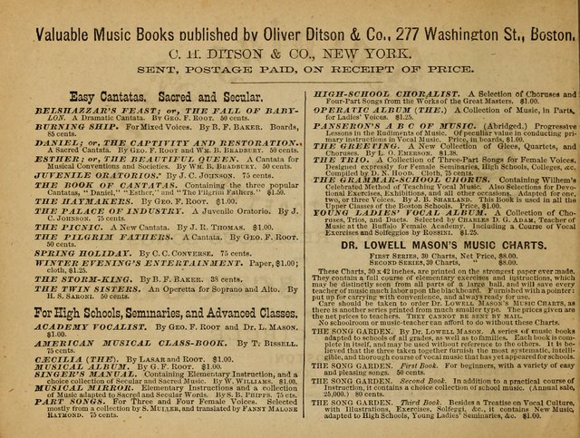 The Morning Stars Sang Together: a book of religious songs for Sunday schools and the home circle page 1