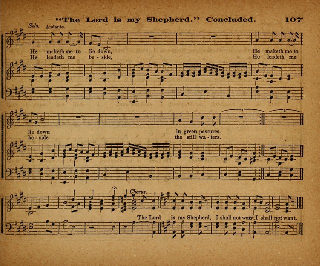 The Morning Stars Sang Together: a book of religious songs for Sunday schools and the home circle page 108
