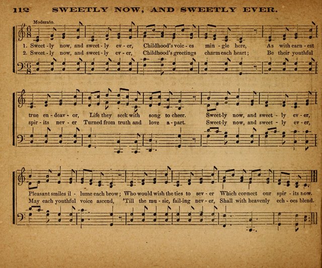 The Morning Stars Sang Together: a book of religious songs for Sunday schools and the home circle page 113