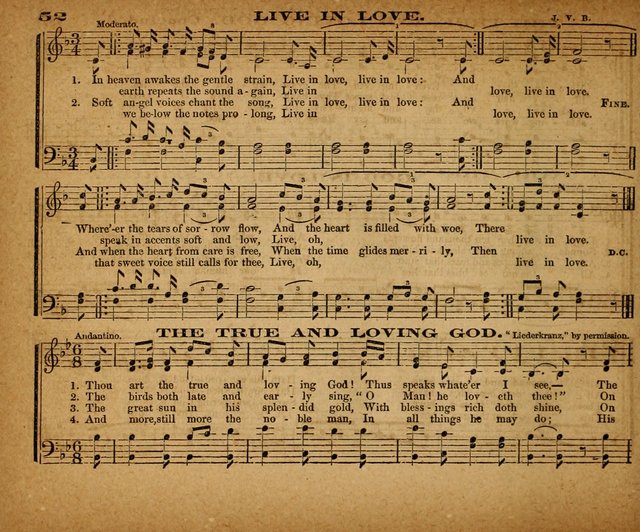 The Morning Stars Sang Together: a book of religious songs for Sunday schools and the home circle page 53