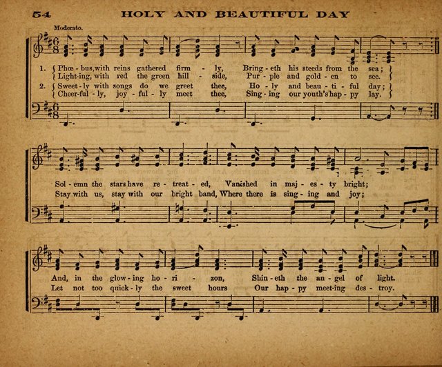 The Morning Stars Sang Together: a book of religious songs for Sunday schools and the home circle page 55