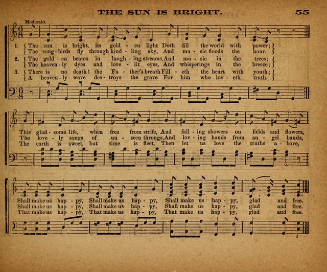 The Morning Stars Sang Together: a book of religious songs for Sunday schools and the home circle page 56