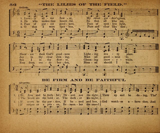 The Morning Stars Sang Together: a book of religious songs for Sunday schools and the home circle page 57
