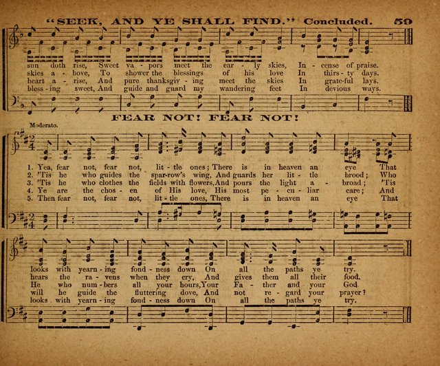 The Morning Stars Sang Together: a book of religious songs for Sunday schools and the home circle page 60