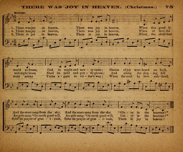 The Morning Stars Sang Together: a book of religious songs for Sunday schools and the home circle page 76
