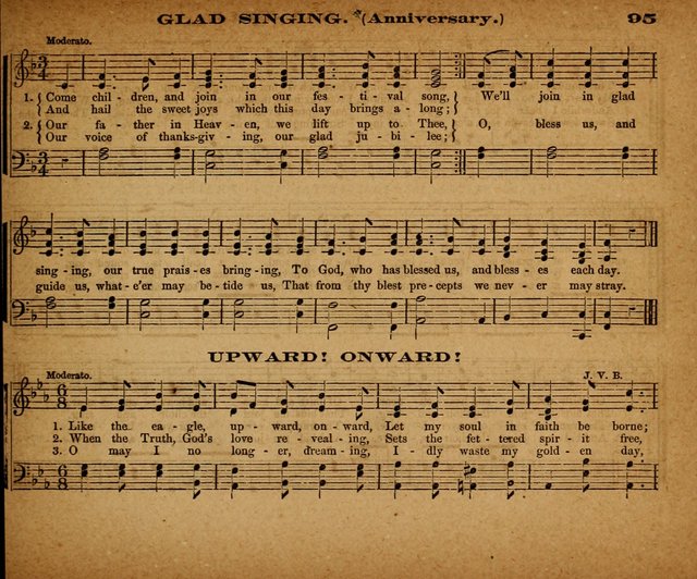 The Morning Stars Sang Together: a book of religious songs for Sunday schools and the home circle page 96